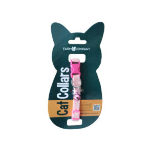 collare per gatto rosa