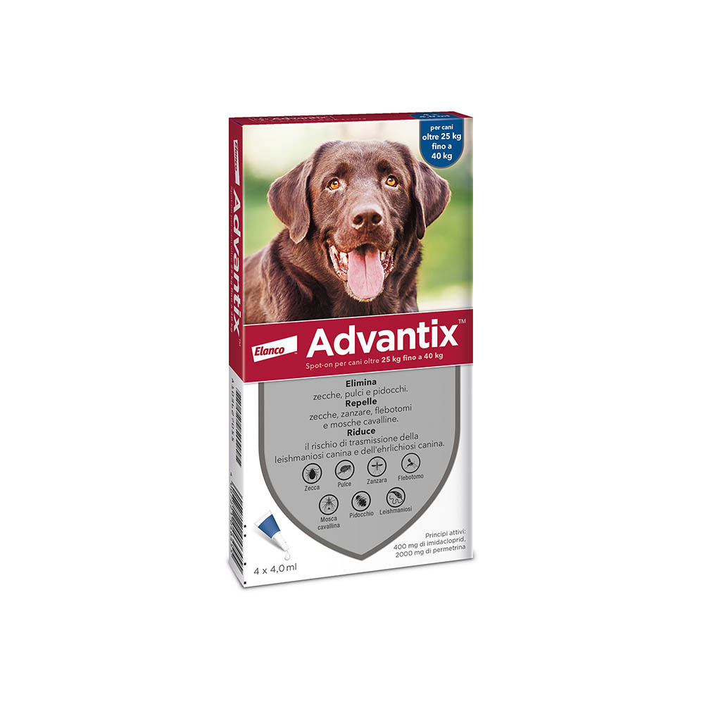 Advantix 25-40Kg Advantix 25/40 KG 4 PIPETTE