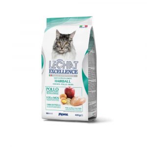 LeChat Excellence Hairball Pollo 400g