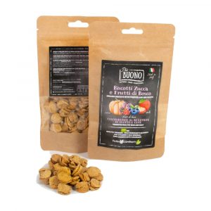 BISCOTTI ZUCCA E FRUTTI DI BOSCO BIO 80g Più Buono