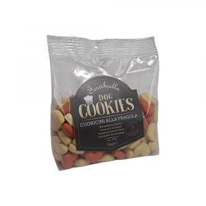 biscotti CUORICINI ALLA FRAGOLA 200g